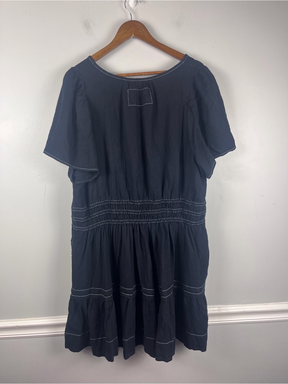 Anthropologie The Somerset Mini Dress in deep navy size 2x - Picture 6 of 7
